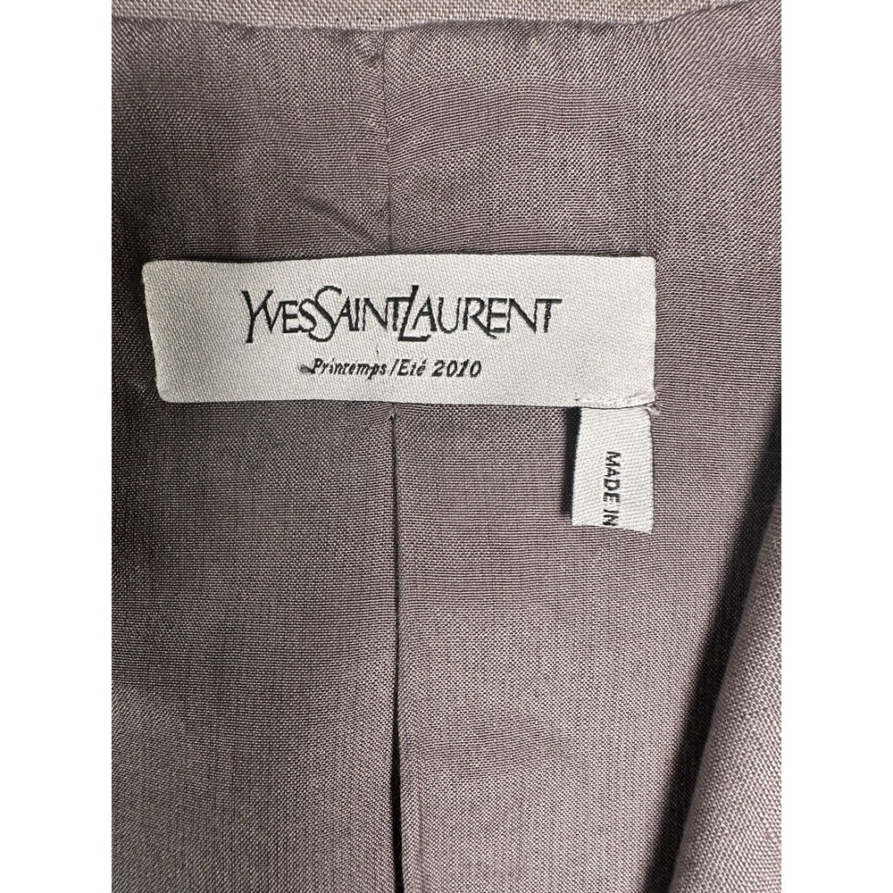 Yves Saint Laurent Runway Pantsuit Spring 2010 RTW Stefano Pilati Rare F36/F40 - Picture 3 of 16